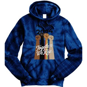 Multi Culture Lgbt Kamala Harris 2024 Tie Dye Hoodie