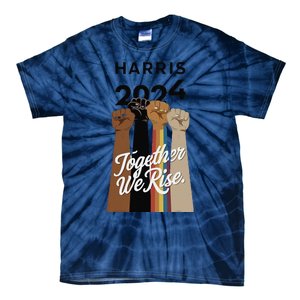 Multi Culture Lgbt Kamala Harris 2024 Tie-Dye T-Shirt