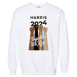 Multi Culture Lgbt Kamala Harris 2024 Garment-Dyed Sweatshirt