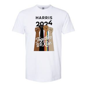 Multi Culture Lgbt Kamala Harris 2024 Softstyle CVC T-Shirt