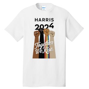 Multi Culture Lgbt Kamala Harris 2024 Tall T-Shirt