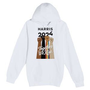 Multi Culture Lgbt Kamala Harris 2024 Premium Pullover Hoodie