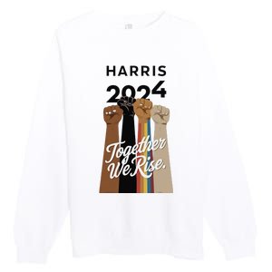 Multi Culture Lgbt Kamala Harris 2024 Premium Crewneck Sweatshirt