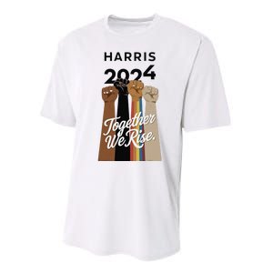 Multi Culture Lgbt Kamala Harris 2024 Performance Sprint T-Shirt