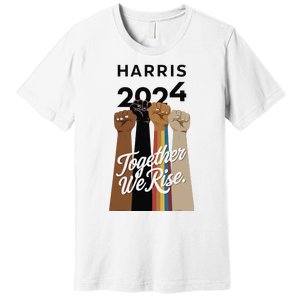 Multi Culture Lgbt Kamala Harris 2024 Premium T-Shirt