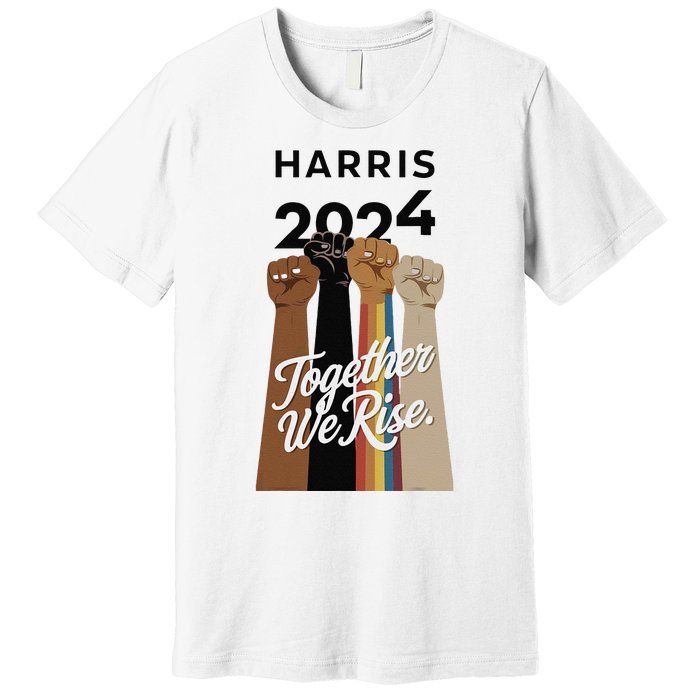 Multi Culture Lgbt Kamala Harris 2024 Premium T-Shirt