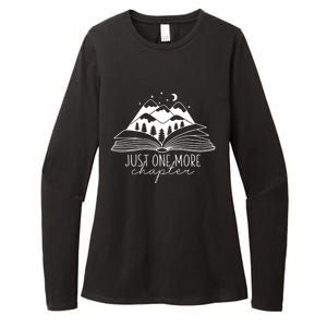 Mountain Camping Life Just One More Chapter Funny Book Lover Womens CVC Long Sleeve Shirt