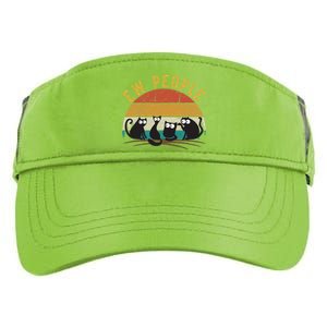 Meowy Cat Lover Themed For Wo, Ew People Funny Cat Adult Drive Performance Visor