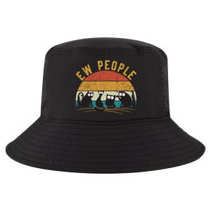 Meowy Cat Lover Themed For Wo, Ew People Funny Cat Cool Comfort Performance Bucket Hat