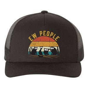 Meowy Cat Lover Themed For Wo, Ew People Funny Cat Yupoong Adult 5-Panel Trucker Hat