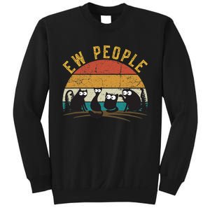 Meowy Cat Lover Themed For Wo, Ew People Funny Cat Sweatshirt