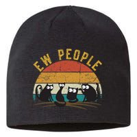 Meowy Cat Lover Themed For Wo, Ew People Funny Cat Sustainable Beanie