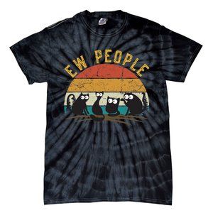 Meowy Cat Lover Themed For Wo, Ew People Funny Cat Tie-Dye T-Shirt