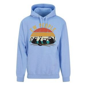 Meowy Cat Lover Themed For Wo, Ew People Funny Cat Unisex Surf Hoodie