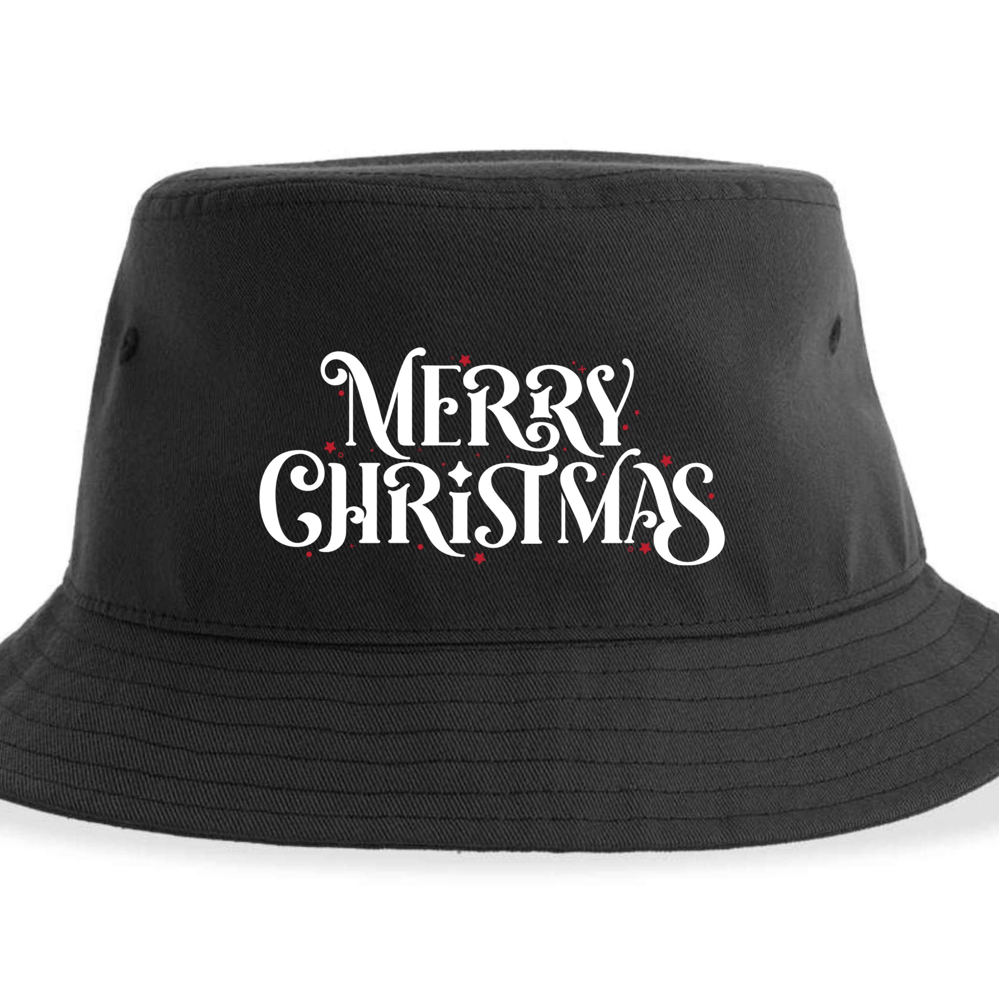 Merry Christmas Lights Festive Family Matching Sustainable Bucket Hat