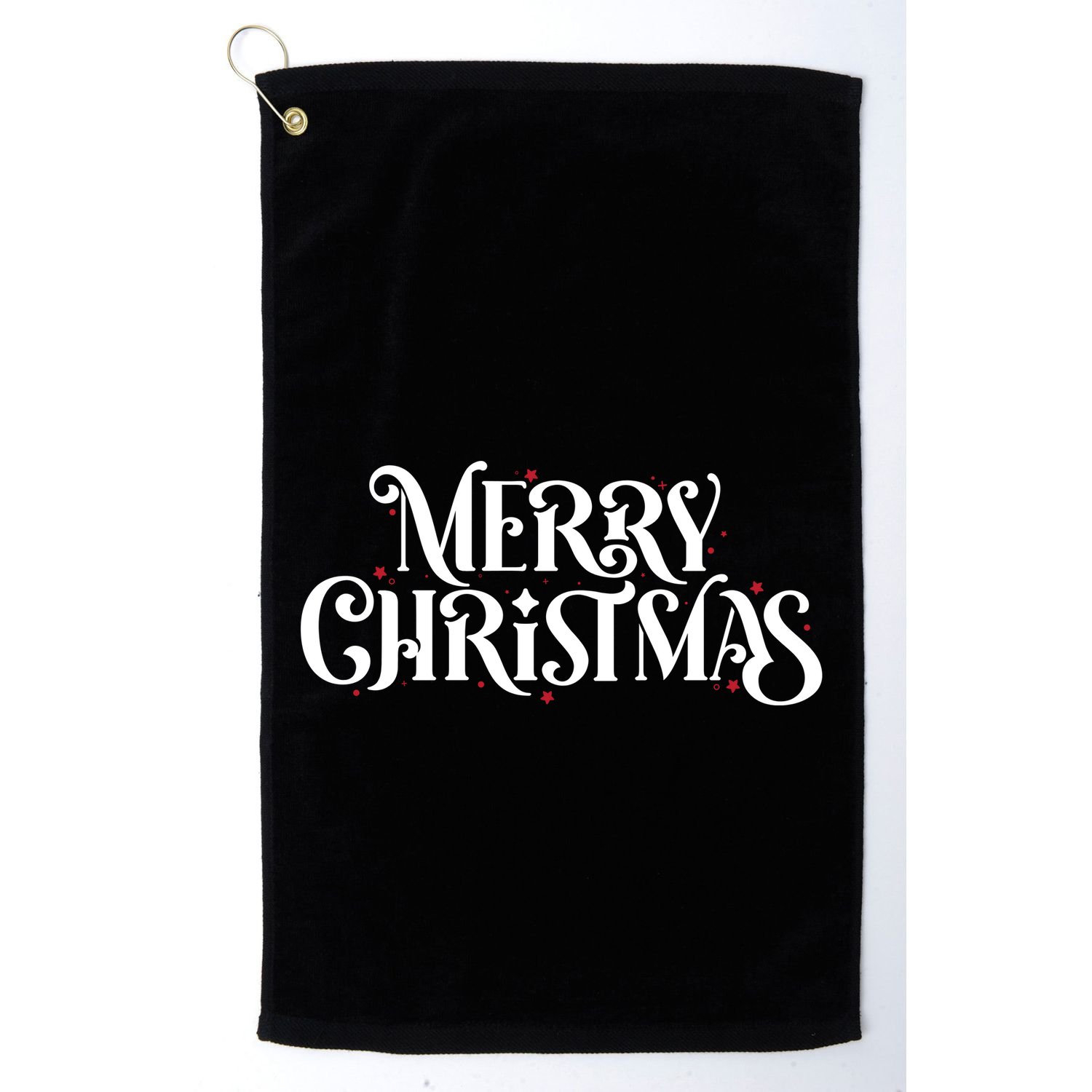Merry Christmas Lights Festive Family Matching Golf Towel