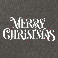 Merry Christmas Lights Festive Family Matching Cotton Canvas Backpack