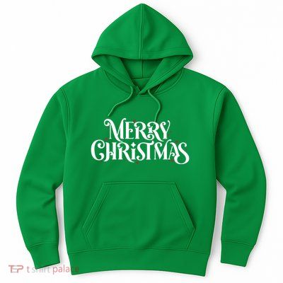 Merry Christmas Lights Festive Family Matching Hoodie