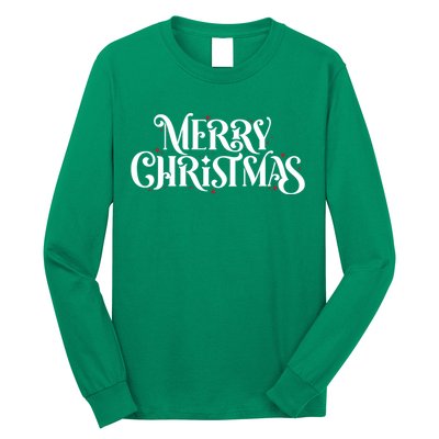 Merry Christmas Lights Festive Family Matching Long Sleeve Shirt