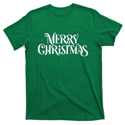 Merry Christmas Lights Festive Family Matching T-Shirt