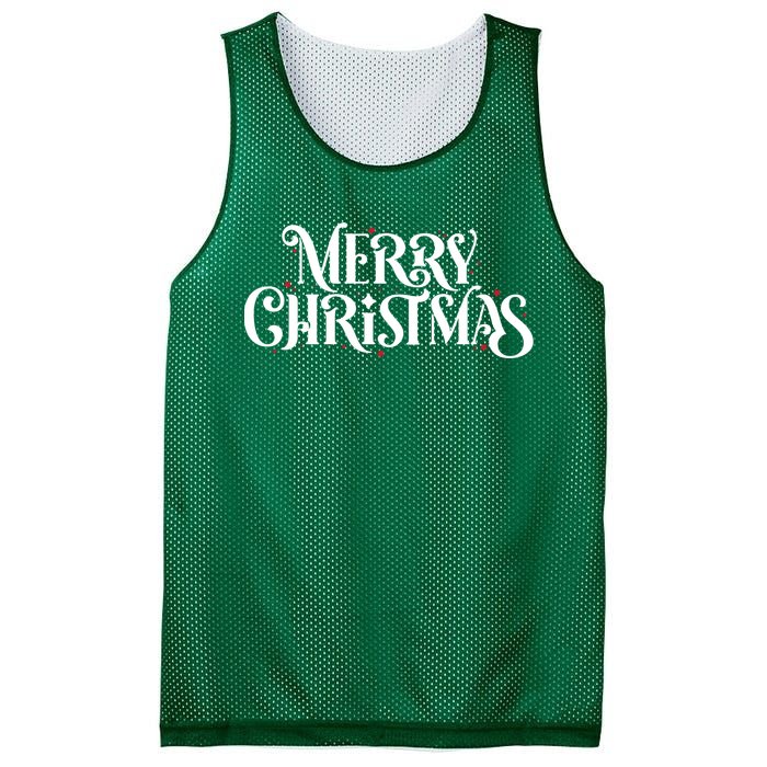 Merry Christmas Lights Festive Family Matching Mesh Reversible Basketball Jersey Tank