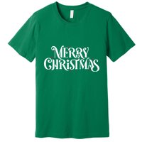 Merry Christmas Lights Festive Family Matching Premium T-Shirt