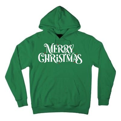 Merry Christmas Lights Festive Family Matching Tall Hoodie