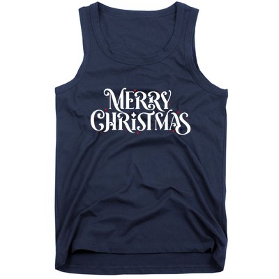 Merry Christmas Lights Festive Family Matching Tank Top