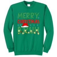 Merry Christmas Lights Bruh Matching Family Xmas Gift Sweatshirt