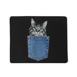 Maine Coon Lover Pocket Kitten Cute Maine Coon Cat Pocket Mousepad