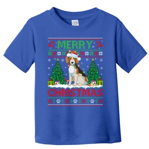 Merry Christmas Lighting Ugly Beagle Christmas Gift Toddler T-Shirt