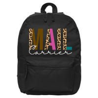 Mail Carrier Leopard Cute Gift 16 in Basic Backpack