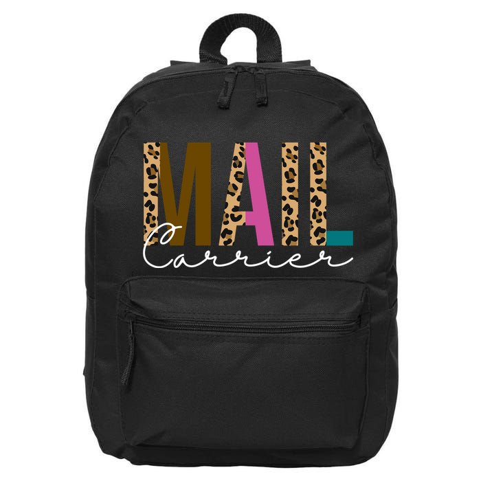 Mail Carrier Leopard Cute Gift 16 in Basic Backpack