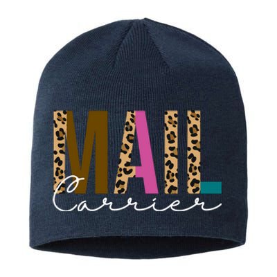 Mail Carrier Leopard Cute Gift Sustainable Beanie