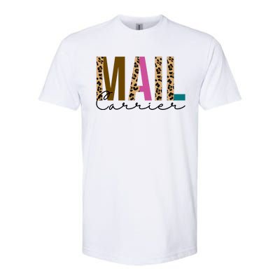 Mail Carrier Leopard Cute Gift Softstyle® CVC T-Shirt