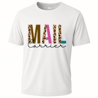 Mail Carrier Leopard Cute Gift Cooling Performance Crew T-Shirt