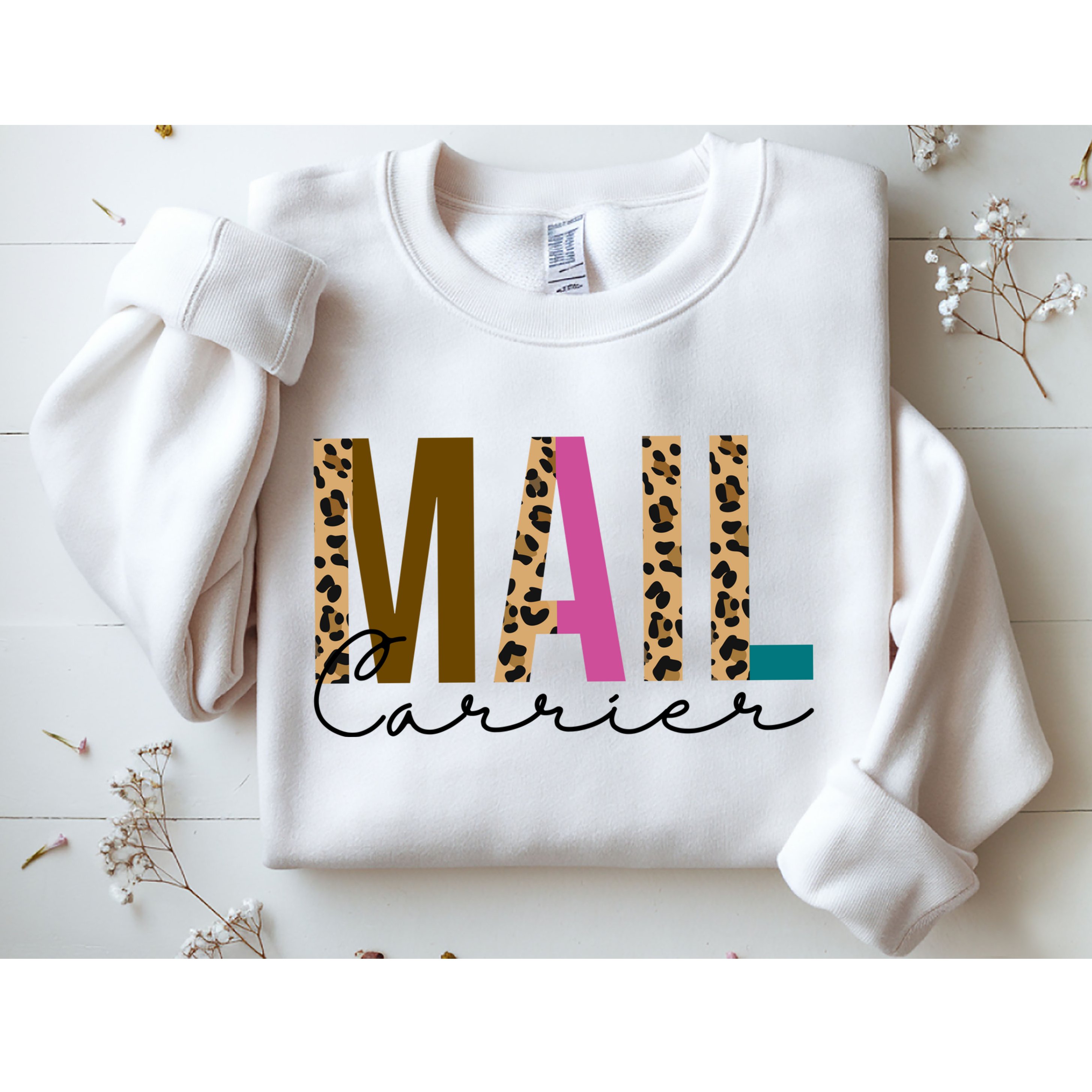 Mail Carrier Leopard Cute Gift Sweatshirt