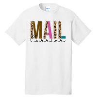 Mail Carrier Leopard Cute Gift Tall T-Shirt