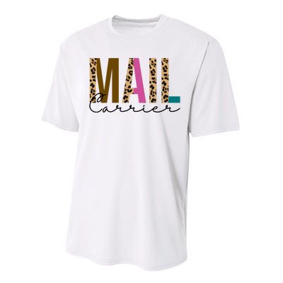 Mail Carrier Leopard Cute Gift Performance Sprint T-Shirt