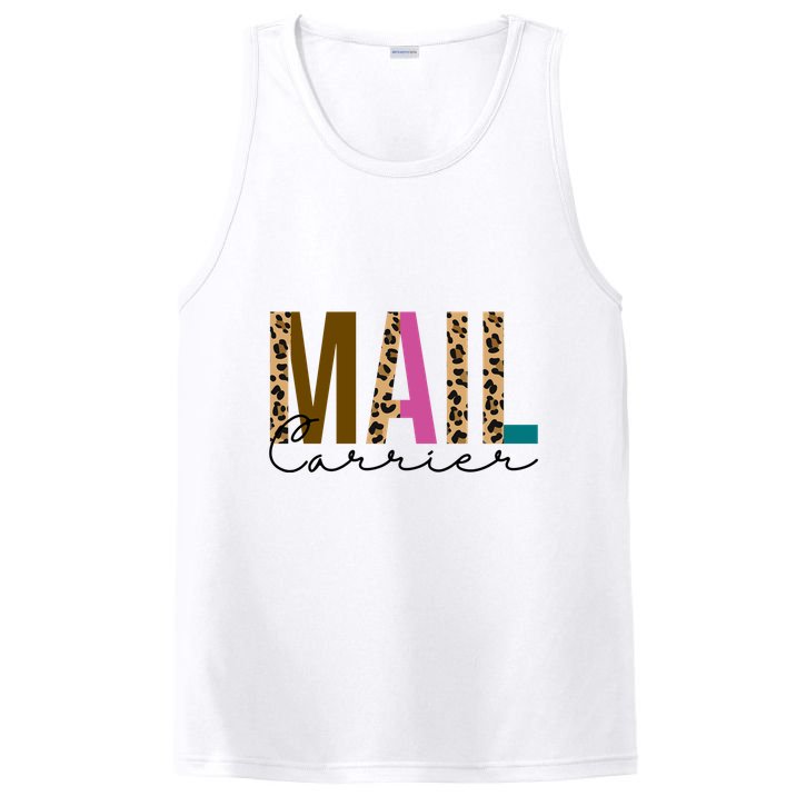 Mail Carrier Leopard Cute Gift PosiCharge Competitor Tank