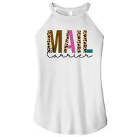 Mail Carrier Leopard Cute Gift Women’s Perfect Tri Rocker Tank