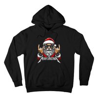 Merry Christmas Lights Red Santa Hat Xmas Family Hoodie