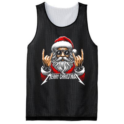 Merry Christmas Lights Red Santa Hat Xmas Family Mesh Reversible Basketball Jersey Tank