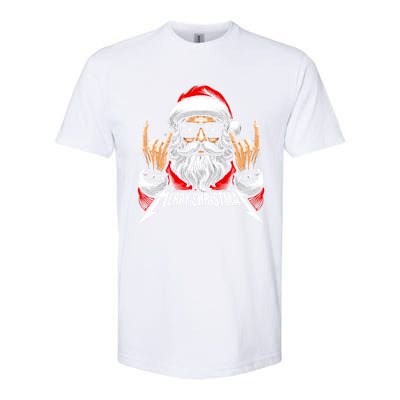 Merry Christmas Lights Red Santa Hat Xmas Family Softstyle CVC T-Shirt