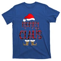 Mommy Claus Leopard Christmas Pajama Santa Gift For Mama Gift T-Shirt