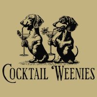 Martini Cocktail Lover Dachshund Cocktail Weenies Dachshund Gift Button