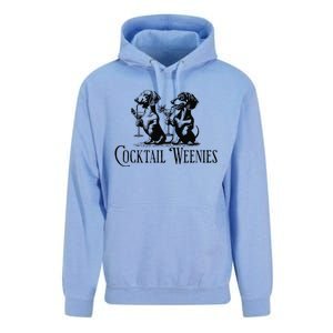 Martini Cocktail Lover Dachshund Cocktail Weenies Dachshund Gift Unisex Surf Hoodie