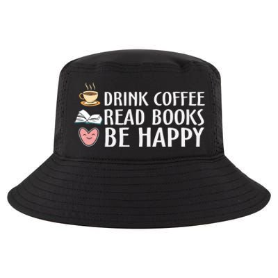 Motivational Coffee Lover Bookworm Slogan Cool Comfort Performance Bucket Hat