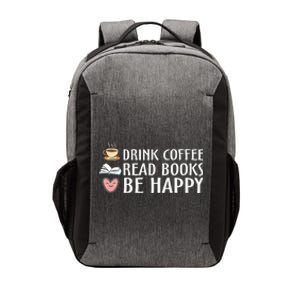 Motivational Coffee Lover Bookworm Slogan Vector Backpack