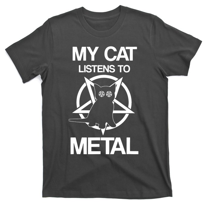 My Cat Listens To Metal T-Shirt